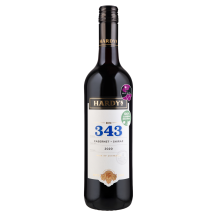 Raudon. s. vynas HARDY'S CABERNET,14%, 0,75 l