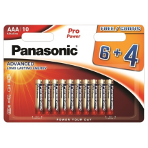 Panasonic patarei LR03PPG/10B (6+4tk)