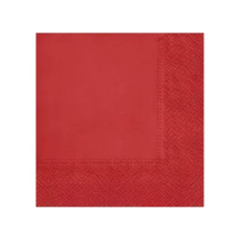 Servetėlės PAW 33x33cm, 20vnt, raudona