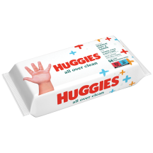 Drėg.serv. HUGGIES AllOverCl.univ,56vnt