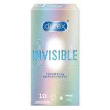 Prezervay. Durex Invisible Extra Sens. 10 gb.