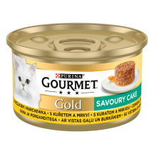 Kačių ėdalas su višt. GOURMET GOLD, 85g