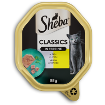 Kons. katėms su veršiena ir višt. SHEBA, 85 g