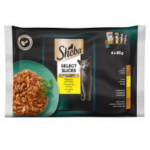 Kons.ėdal. katėms višt., SHEBA CUISINE, 4X85g