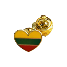 Įsegamas ženkliukas ŠIRDUTĖ LIETUVA MAIA