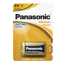 Baterijos PANASONIC 6LR61APB/1B 9V