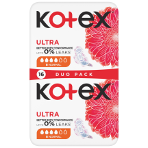Higiēniskās paketes Kotex ultra normal 16gb