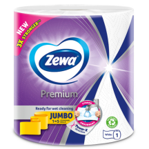 Pop.rankšluosčiai ZEWA Jumbo Prem, 1vnt,3sl,2