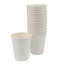 Balti popieriniai puodeliai RIMI,240ml,40vnt.