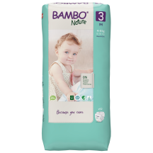 Sauskelnės BAMBO 3 4-8 kg, 52 vnt