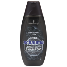 Šampūnas SCHAUMA MEN 3IN1 CHARCOAL, 400 ml
