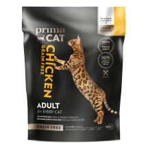 Suaug.Kat. PrimaCat Be grūdų Višt.,400g