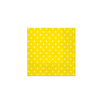 Servetėlės DOTS INTENSE YELLOW, 33x33cm