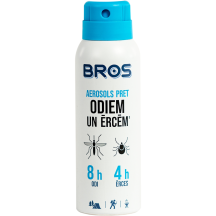 Aerosols Pret Odiem Un Ērcēm Bros 90ml