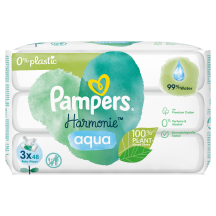 Servetėlės PAMPERS Harmonie PF, 144 vnt.