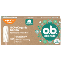 Tamponai OB ORGANIC SUPER, 16 vnt.