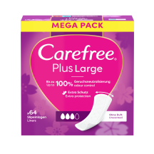 Ik.ieliktnīši Carefree Plus Large 64 gab