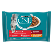Kaķu barība Purina One pieaug.kaķ. 4x85g