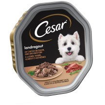 Suņu kon. Cesar ar tītatu un liell. 150g