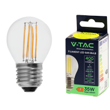 LED spuldze e27/g45 400lm/2.7k Vtac 1980