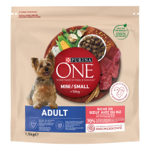 S.ėd.suaug.šun. PURINA ONE MINI su jaut.1,5kg