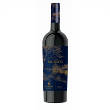 Raudon. p. sald. vynas LAGO SAGRADO,13% 0,75l