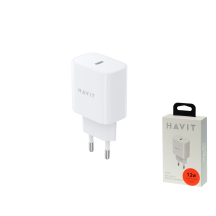Tīkla lādētājs type c,12w Havit dot uc12