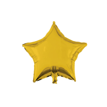 Folija balons "Star" 46cm zelta
