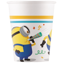 Pop. puodeliai „Minions“ 200ml 8vnt