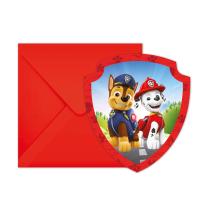 Kvietimo rinkinys „Paw Patrol“ 6vnt