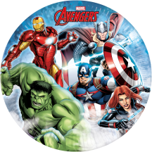 Popierinės lėkštės „Avengers“ 23cm 8vnt