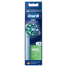 El. dantų šep. galv. ORAL-B CROSS ACT. 4 vnt.