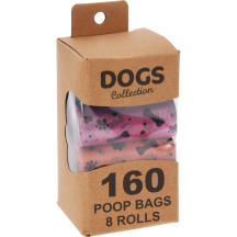 Higienin. šunų maišeliai, 160 vnt, SS24
