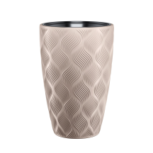 Puķu pods Form-Plastic Flow bēšs 58cm SS25