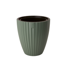 Puķu pods Form-Plastic Mika zaļš h32cm SS25