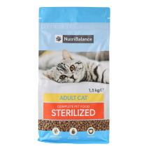 Ėdalas sterilizuot.katėms NUTRIBALANCE, 1,5KG