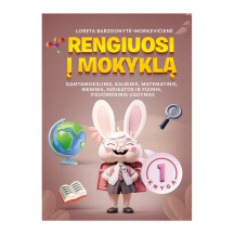 Spalvinimo knyga RENGIUOSI Į MOKYKLĄ 1 KNYGA