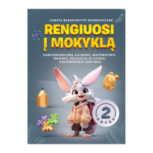 Spalvinimo knyga RENGIUOSI Į MOKYKLĄ 2 KNYGA