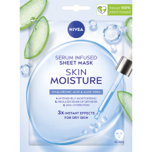 Maska sejai Nivea Skin Moisture auduma 1gab