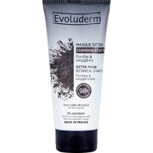 Maska Evoluderm Ogļu detoksikācijas 100ml