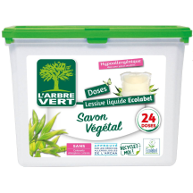 Skalbimo kapsulės L ARBRE VERT, 24 vnt.