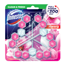 WC-värskend. Domestos P5 Pink Magnolia 3x55g