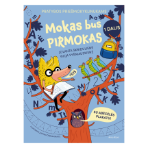 Spalvinimo knyga MOKAS BUS PIRMOKAS 1 DALIS