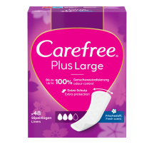 Hig. įklotai CAREFREE P. LARGE FRESH, 48 vnt.