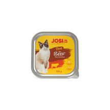 Pastēte kaķiem JosiCat Liellopu gaļas 100g