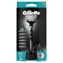 Skuveklis Gillette Mach3 Charc., 6galv., vīr.