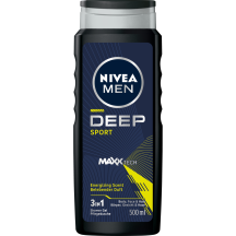 Dušo želė NIVEA MEN DEEP SPORT MAXX, 500 ml