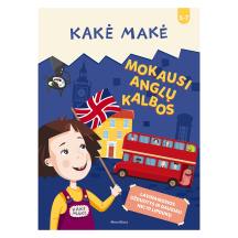 Knyga KAKĖ MAKĖ. MOKAUSI ANGLŲ KALBOS.