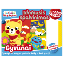 Spalv. kn. GYVŪNAI. ĮDOMUSIS SPALVINIMAS