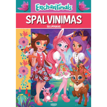 Spalv. kn. ENCHANTIMALS. SU LIPDUKAIS